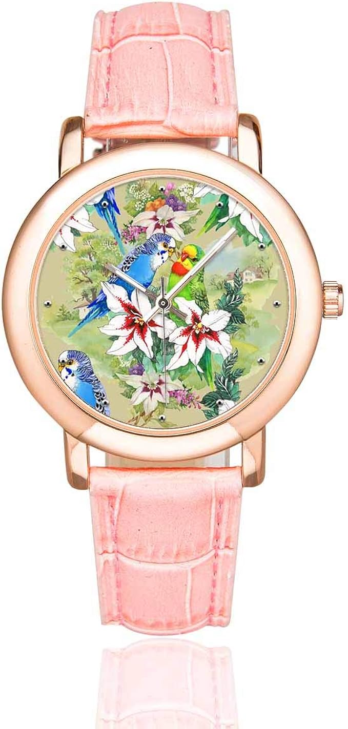 InterestPrint - Reloj de Pulsera para Mujer, Resistente al Agua ...