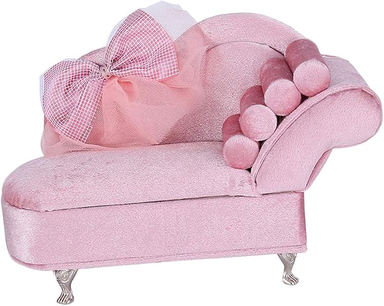 DYNWAVE Pink Couch Jewelry Box for Women, Jewelry Case for