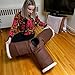 3 Way Cat Tunnel, Interactive Play Cat Tube Toy with Crinkle Sound- Best Cat Tunnels for Indoor Cats - Fun Kitty Tunnel For Hiding - Pet Friendly Cat Tunnel Toys, Collapsible Cat Toy Tunnel - Rabbit T
