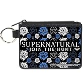 BUCPV Women's Standard Buckle-Down Canvas Coin Purse Supernatural, 4.25" x 3.25"