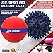 Epitomie Fitness Zen Energy Pro Massage Balls - Large Ball for Massage & Large Spiky Reflexology Ball Makes Perfect Roller Ball Massager Set for Self Massages & Myofascial Release