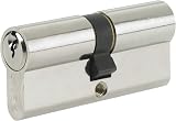 Yale B-ED3035-SNP Euro Double Cylinder 30:10:35 Nickel 3 Keys