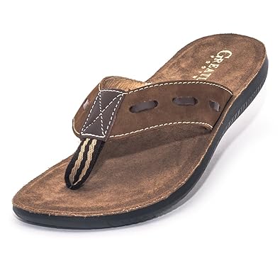 mens leather sandals amazon