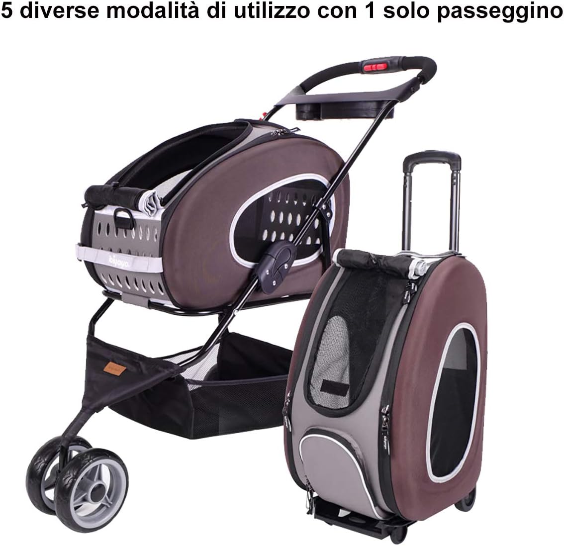 luggage stroller combo