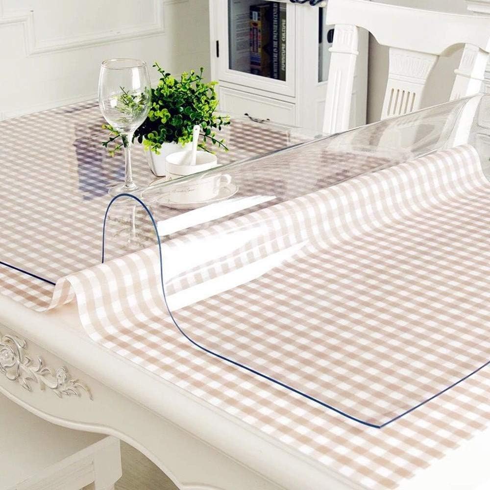 Plastic Desk Cover Wood Furniture Table Protector Clear Plastic