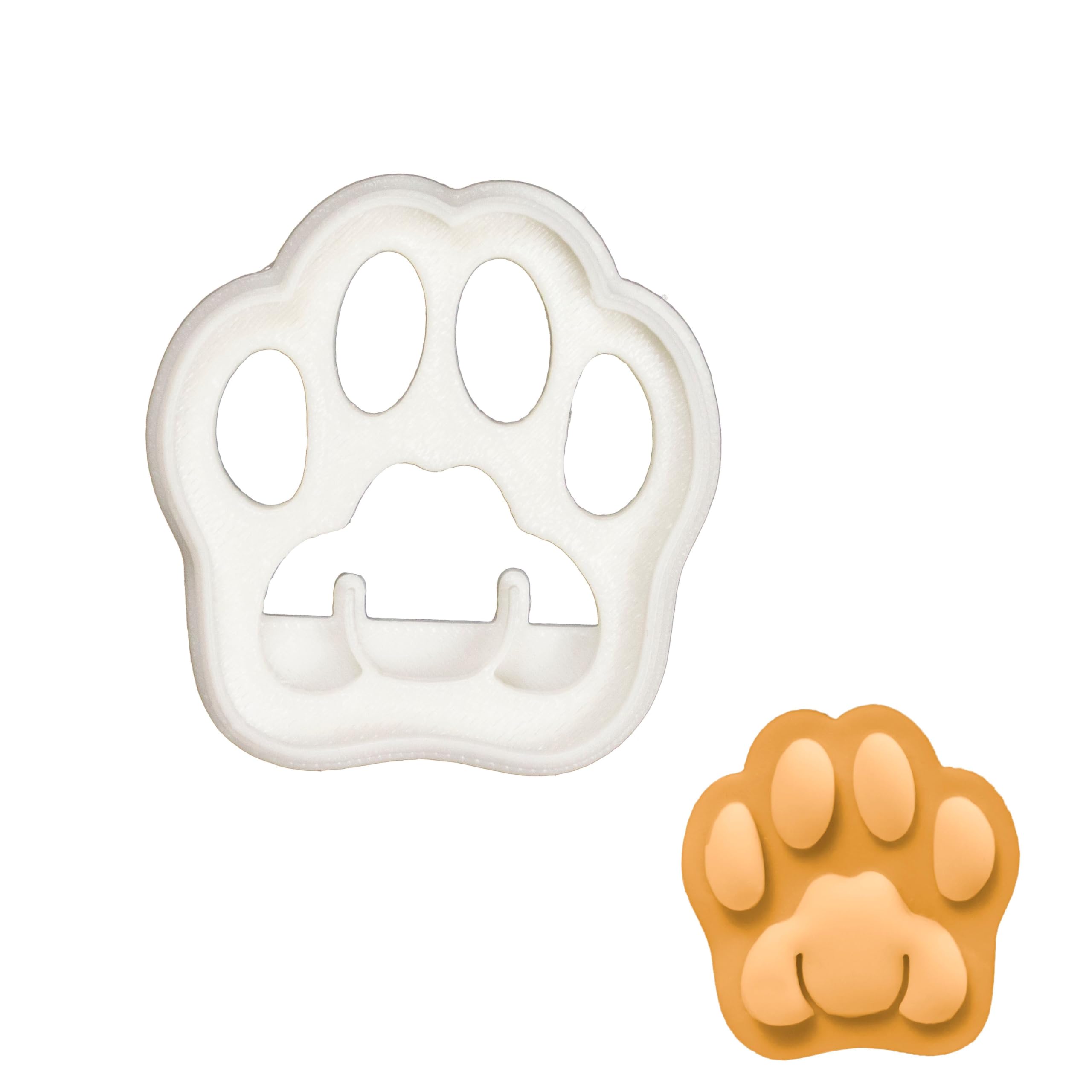 BAKERLOGY Realistic Kitty Paw Cookie Cutter - Detailed Biscuit Cutter Design for Baking and Crafts, Ideal on Fondant, Dough, Clay