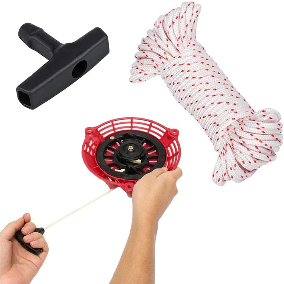 LWZko 8 Pieces Recoil Starter Rope, Lawn Mower Pull Cord, Chainsaw Pull