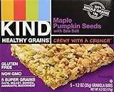 KIND, Healthy Grains Granola Bars, Maple Pumpkin Seed with Sea Salt, 5 count box (Pack of 3)
