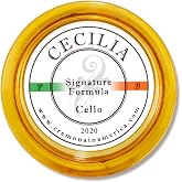 CECILIA &lsquo;Signature formula&rsquo; Rosin for Cello, Rosin Specially Formulated Cello Rosin for Cello Bows (New &lsquo;Liquid Form Blending Method&rsquo;) (MINI (Half Cake))