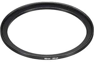PATIKIL 86mm-95mm Metal Step Up Ring, Camera Lens Filter Adapter Ring Aluminum Filter Adapter Ring for Camera Lenses Hood, Bl