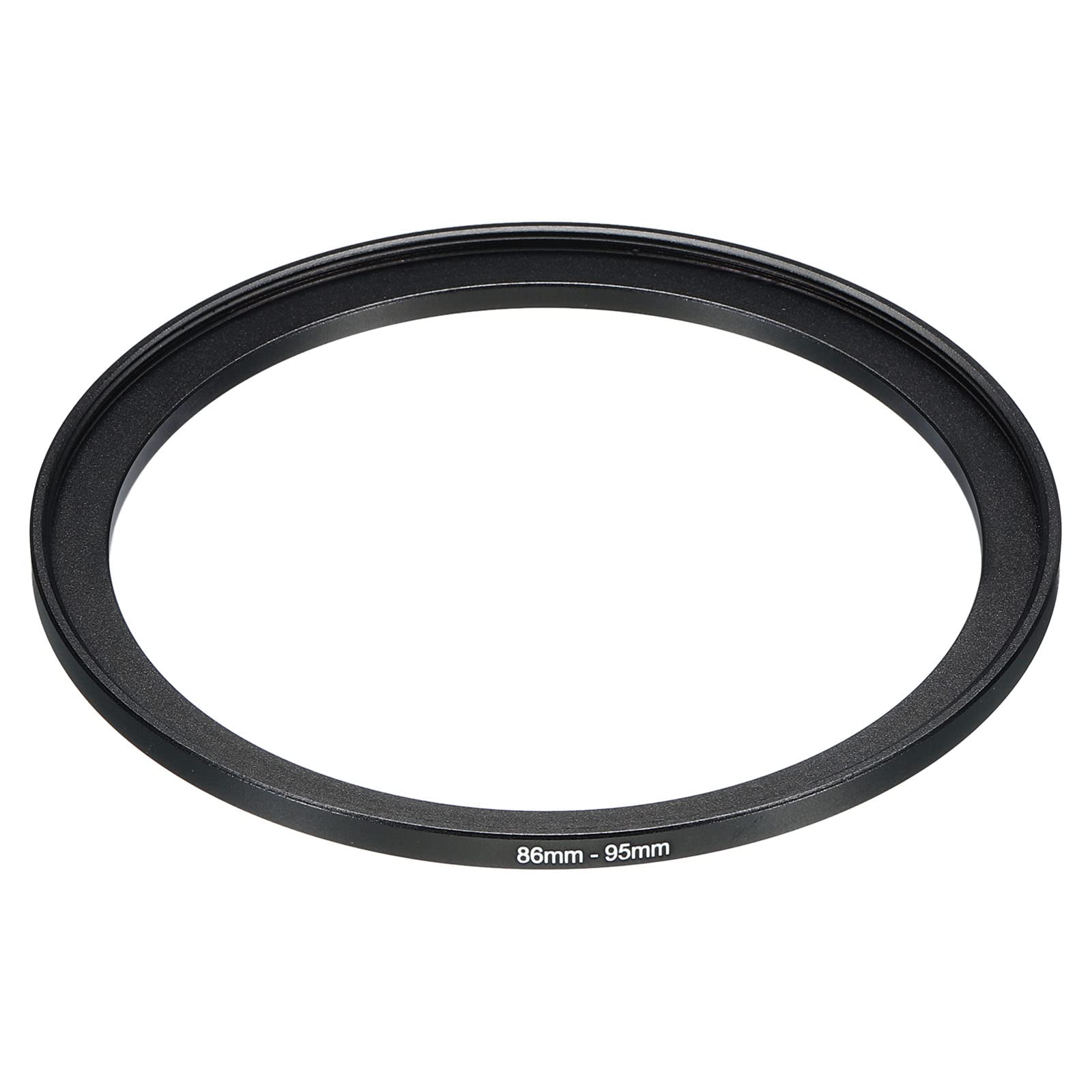 PATIKIL 86mm-95mm Metal Step Up Ring, Camera Lens Filter Adapter Ring Aluminum Filter Adapter Ring for Camera Lenses Hood, Black