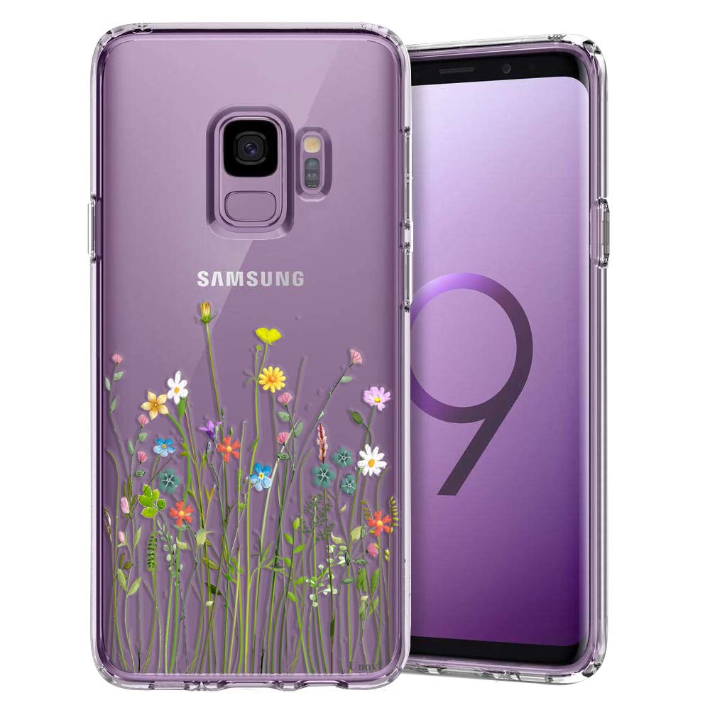 Unov Case Compatible with Galaxy S9 Case Clear with