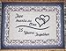 25 Years Together Woven Cotton Sofa Throw Blanket - 25th Anniversary Gift - Made in USA