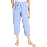 Latuza Women's Cotton Capri Pants Sleep Capris