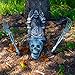 FiGoal Halloween Decor Groundbreaker Realistic Halloween Skeleton Stakes Skull For Yard Decorations Best Outdoor Halloween Decoration Props (Tombstone Yard Signs NOT included)