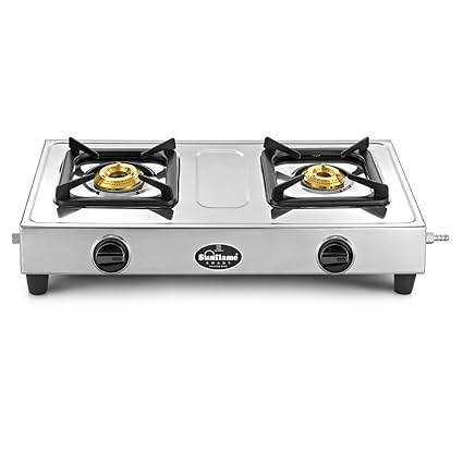 Sunflame Smart Stainless Steel 2 Burner Gas Stove