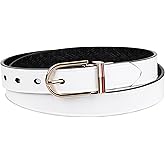 Tommy Hilfiger womens Two-in-one Reversible Slim Width Casual Leather Belt for Jeans, Trousers and Dresses
