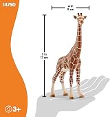 Schleich Wild Life Giraffe Toy 14750 - Realistic 7" Animal Figurine for Ages 3+ view 5