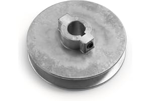 T TERRE Terre Products, Heavy Duty 3.5" V-Groove Drive Pulley, Precision 5/8" Bore, Robust Z3A Zinc Alloy Die Cast Pulley
