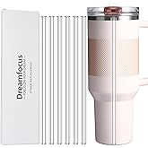 Dreamfocus Straw Replacement for Stanley Quencher ProTour Flip Straw Tumbler 40 oz