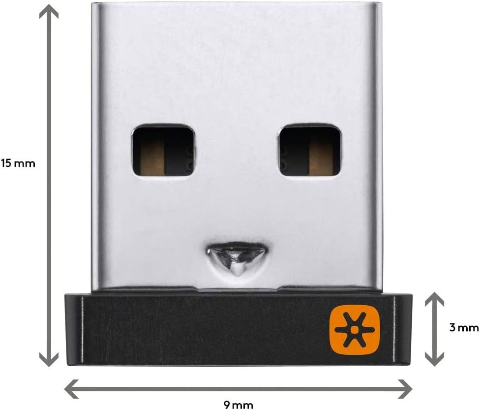 Logitech USB Unifying Receiver, 2.4 GHz Wireless Technology - Image 3