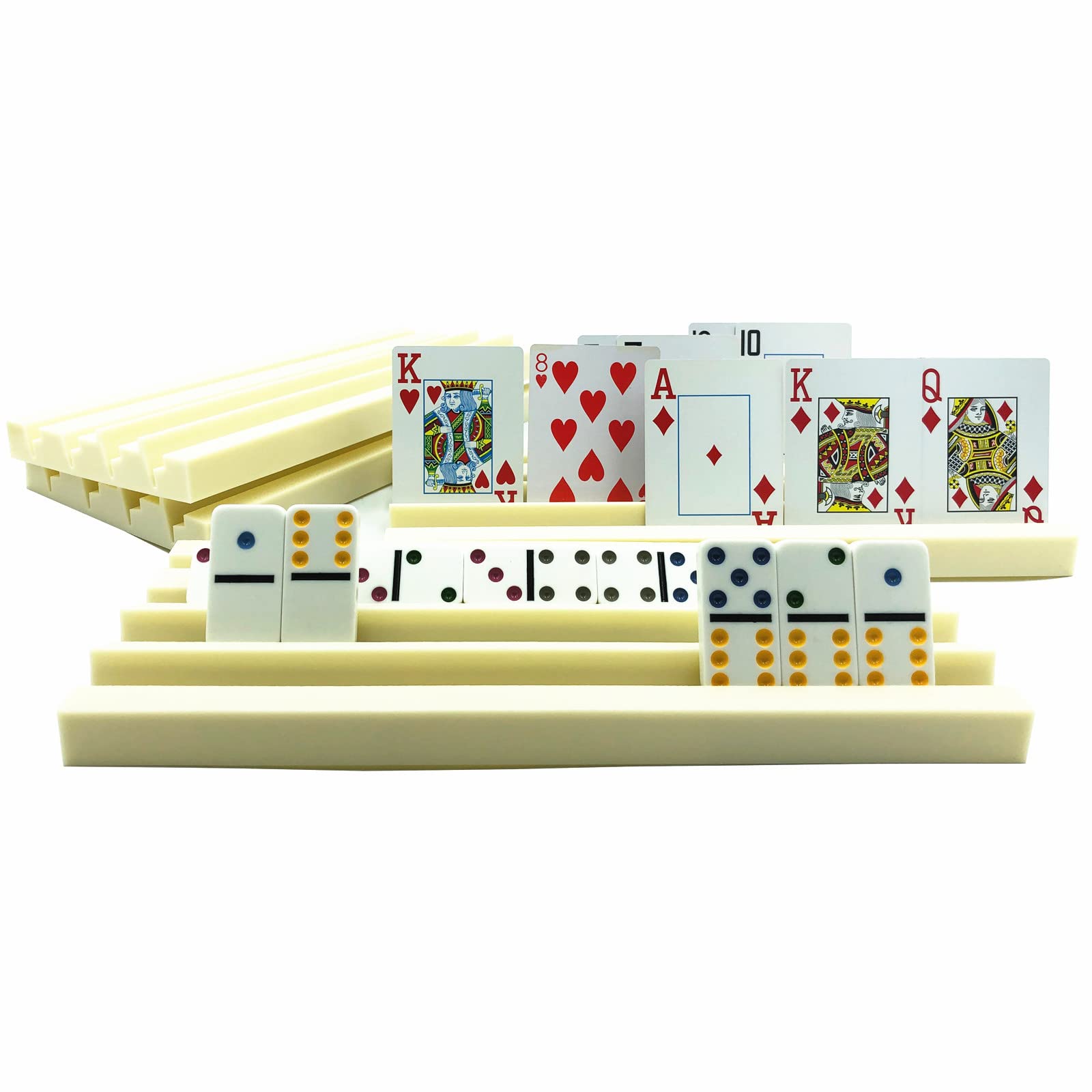 Yuanhe 4Pack Plastic Domino Holders - Domino Racks