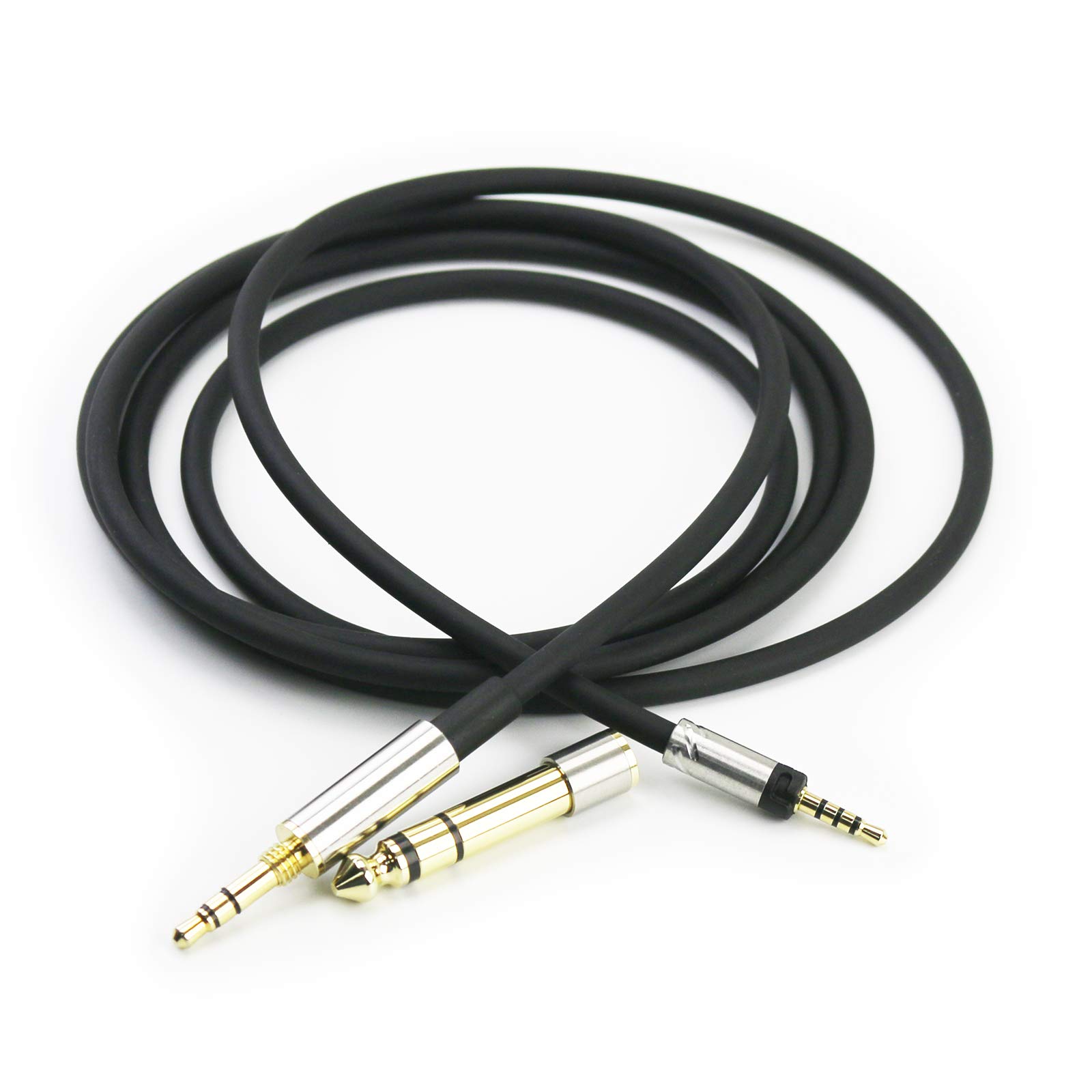 HansnBy Replacement Audio Cable Upgrade Headphone cord with Lock Connector Compatible with Sennheiser Momentum, Momentum 2.0, Momentum 3 Wireless, HD1 Headphone 1.2meters/4feet