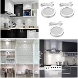 Vlio Under Cabinet Light Kit 3 Puck Lights 7.5W 750LM Cool White view 5
