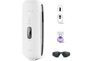 VRAIKO LYRA IPL Hair Removal Device, Laser Hair Removal for Women and Men, Sapphire Ice-Cooling Contact with Interchangeable Attachment Filters, More Skin-Friendly Long-Lasting & Painless Results