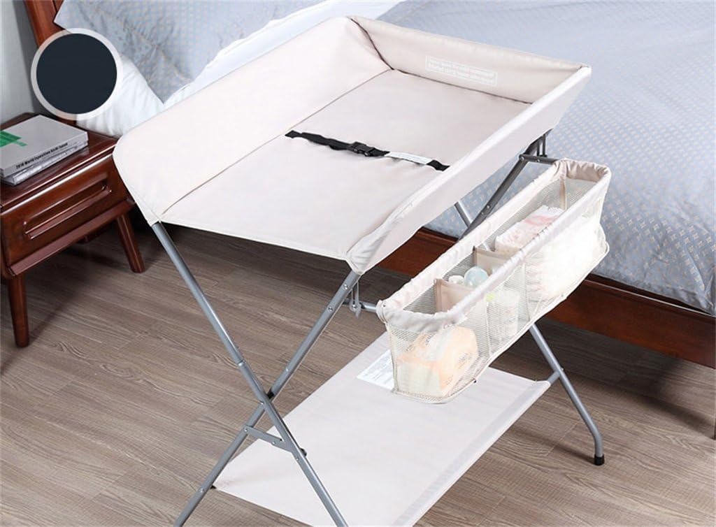 Ali@ Baby Changing Table/Touch Table Multifunction Finishing Table 0~3 Years Old Baby Collapsible Massage Table Nursing Desk/Gray/White/Black Three Color Optional Suitable for People Over 165 cm /