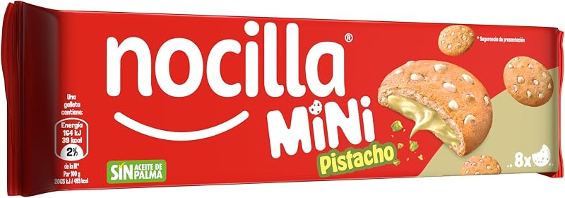 Mini Galletas de Pistacho, 64 Gramos, 8 Unidades