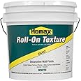 Homax 41072024174 Roll On Wall Texture White, Sand, 2 gal, 256 Fl Oz (Pack of 1)