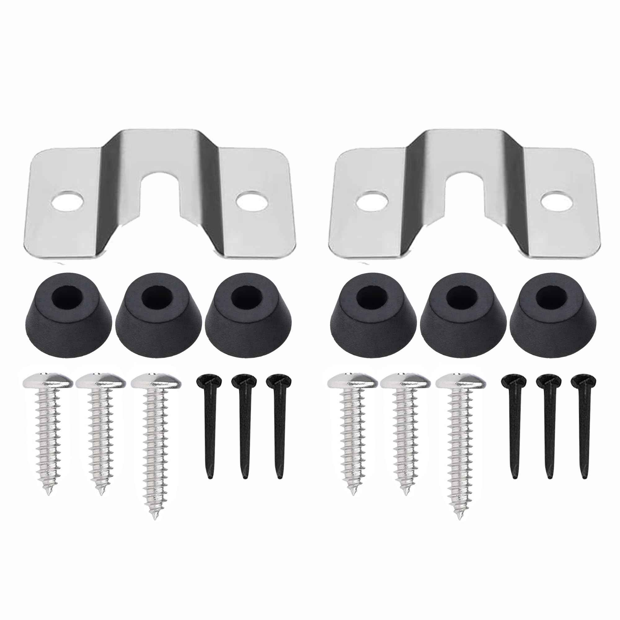 TenCloud (2-Pack) Dart Board Hanging Kit, Dartboard Holder Wall Mounting Bracket hooks for hanging Screw Hook Set Accessories Kits