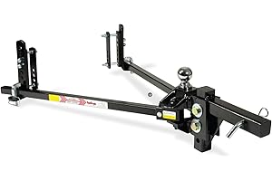 Equal-i-zer 4-point Sway Control Hitch, 90-00-0600, 6,000 Lbs Trailer Weight Rating, 600 Lbs Tongue Weight Rating, Weight Distribution Kit Includes Standard Hitch Shank, Ball NOT Included
