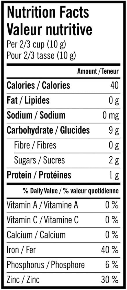 gerber puffs nutritional value