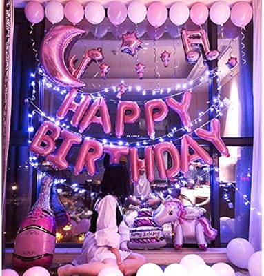 Ysyysh Feliz Cumpleanos Fiesta Globos Decoracion Chica Novio