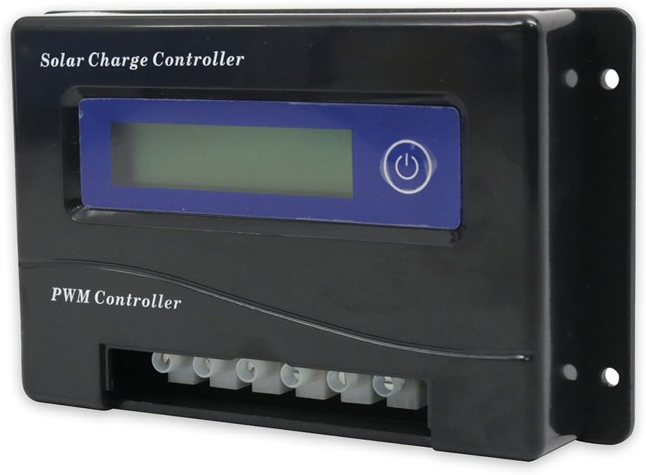 30 Amp 12/24 Volt PWM Solar Charge Controller w/LCD Screen