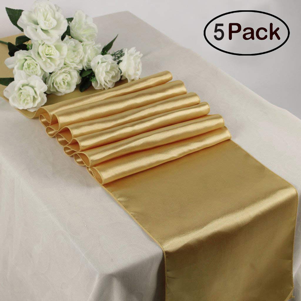 Best mds pack of lo wedding satin table runner for wedding