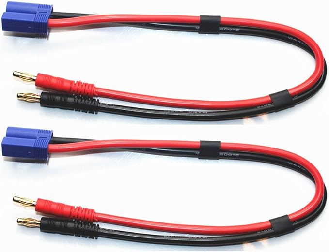 IFLYRC RC Battery Charge Cable EC5 Male Plug to 4mm Bullet
