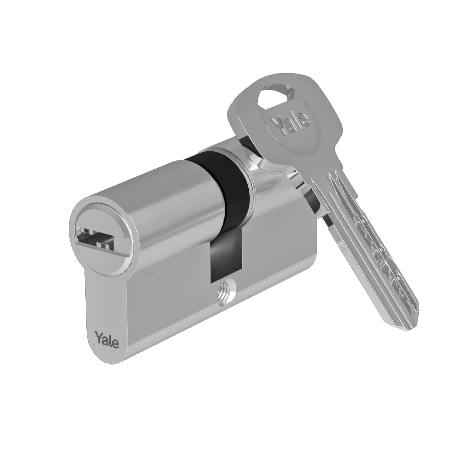 Yale YC1000+ Half Cylinder Lock 30 x 10 mm for Door, YC1000+ DB 30X60 NI
