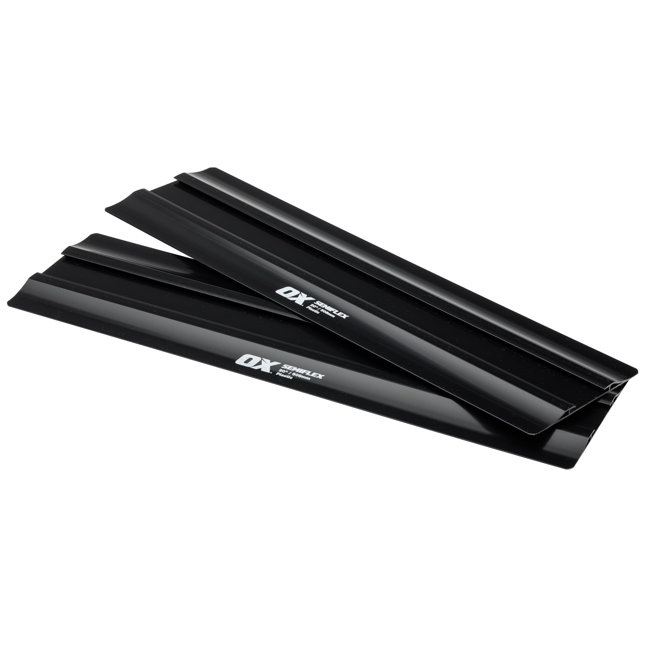 OX Tools OX-P532720 Semi Flex Plastic Replacement Blades Pack 2-20 Inch, OX, 20in / 508 x 138 mm