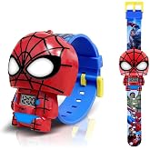 Superhero Kids Watch, Kids Digital Watch for Boys Girls, Easy Read Cute Cartoon Wrist Watches Toy, Gift for Holiday, Birthday, Christmas