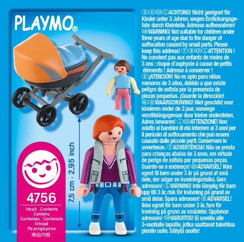 PLAYMOBIL 4756 - Mama mit Kinderwagen – Bild 4