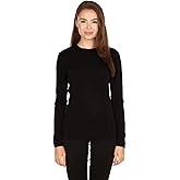 100% Merino Wool - Women's Midweight Base Layer - Long Sleeve Crew