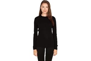 MINUS33 MERINO WOOL 100% Merino Wool - Women's Midweight Base Layer - Long Sleeve Crew