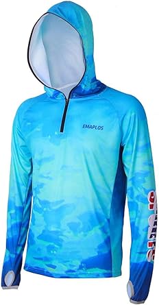 hooded long sleeve fishing shirts