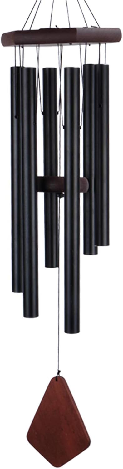 Afirst Wind Chimes Outdoor Large Deep Tone 32 Inch Memorial Wind Chimes Outdoor Sympathy Windchime Personalized with 6 Tuned Tubes Wind Chime Gifts for Garden Yard Home Decor