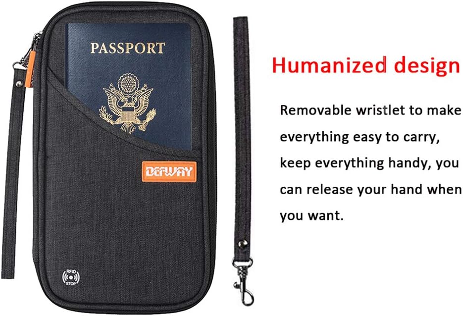  | Travel Wallet RFID Blocking Document Organizer Bag, Family Passport Holder | Passport Wallets