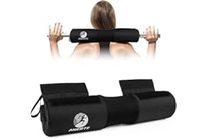 ANERTE Barbell Pad Squat Pad for Lunges and Squats,Hip Thrusts Pad,Fit Standard and Olympic Bars