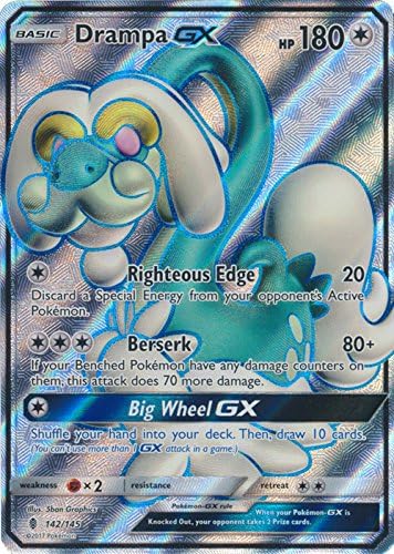 Amazon Co Jp ジジーロンｇｘ Drampa Gx 142 145 Full Art Ultra Rare Sun Moon Guardians Rising Hobby